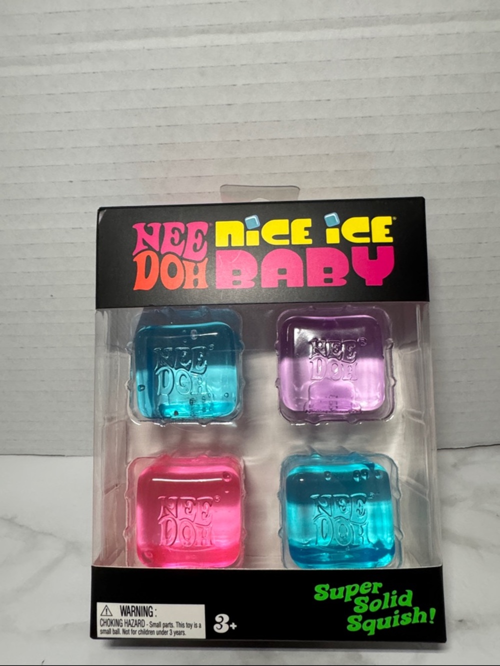 NeeDoh Nice Ice Baby  - Pink, Blue, Purple. New